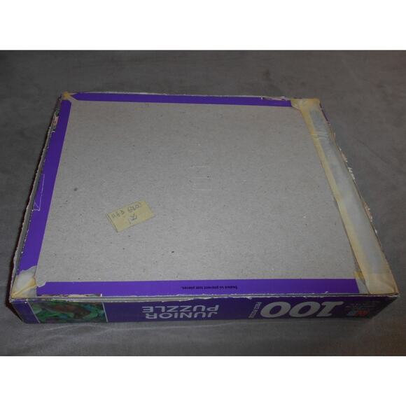 Vintage 1996 Cute Bunny Rabbit Milton Bradley Junior Puzzle 4828-17 Complete - Picture 7 of 9